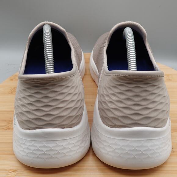 Skechers Womens Size 11 W Wide Taupe Slip-ins GO WALK Flex Relish Sneakers EUC - Picture 4 of 9